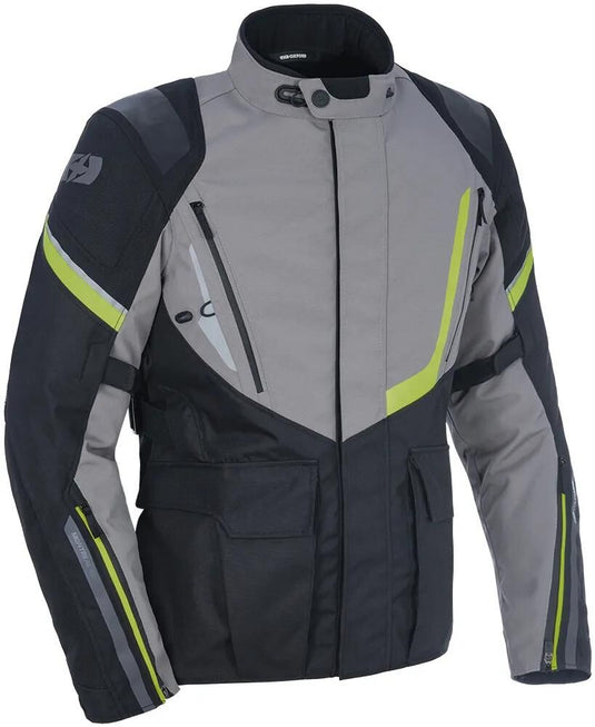 Oxford jas montreal 4.0 jacket montreal 4. black grey yellow size 5x