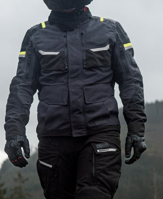Oxford jas stormland jacket stormland gray sw neon yellow gr. l