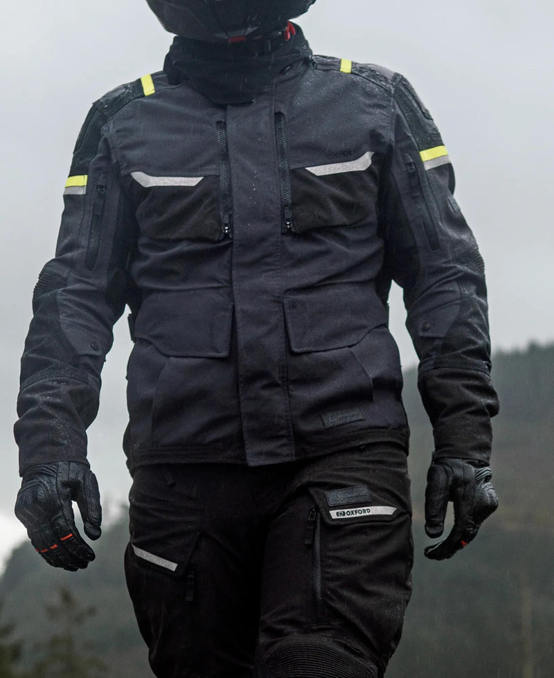Afbeelding laden in galerijviewer, Oxford jas stormland jacket stormland gray sw neon yellow gr. x
