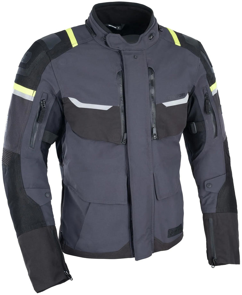 Afbeelding laden in galerijviewer, Oxford jas stormland jacket stormland gray sw neon yellow gr. 3
