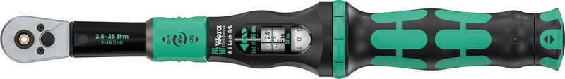 Afbeelding laden in galerijviewer, Wera click-torque lock a 6 r l drehmomentschlüssel, bit-aufnahme (1 4 ) (2,5-25 nm)
