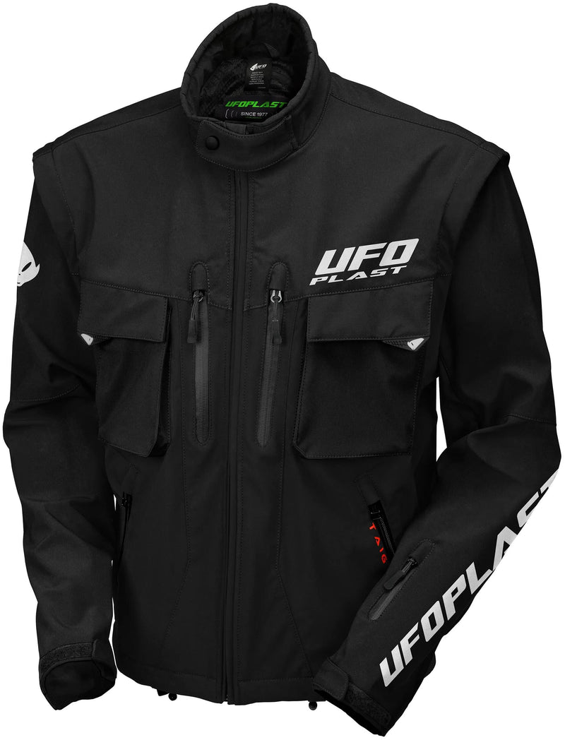 Afbeelding laden in galerijviewer, Ufo plast jas taiga enduro jacket ufo black gr. xl
