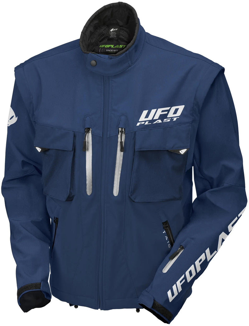 Afbeelding laden in galerijviewer, Ufo plast jas taiga enduro jacket ufo blue gr. m
