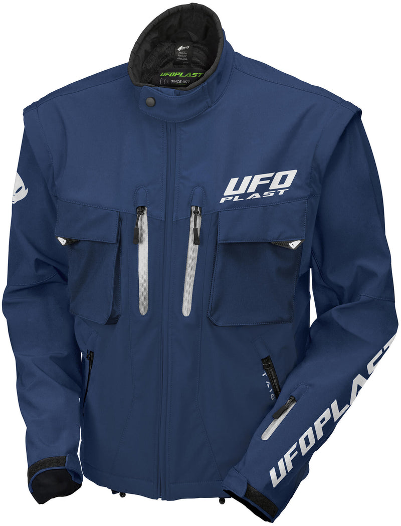 Afbeelding laden in galerijviewer, Ufo plast taiga jas enduro jacket ufo blue gr. xl
