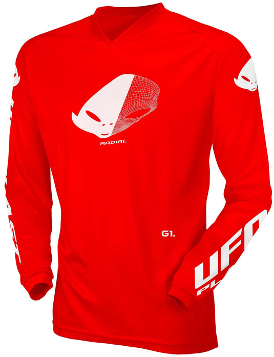 Ufo plast jersey mx radial children's jersey ufo rad red gr. xxs