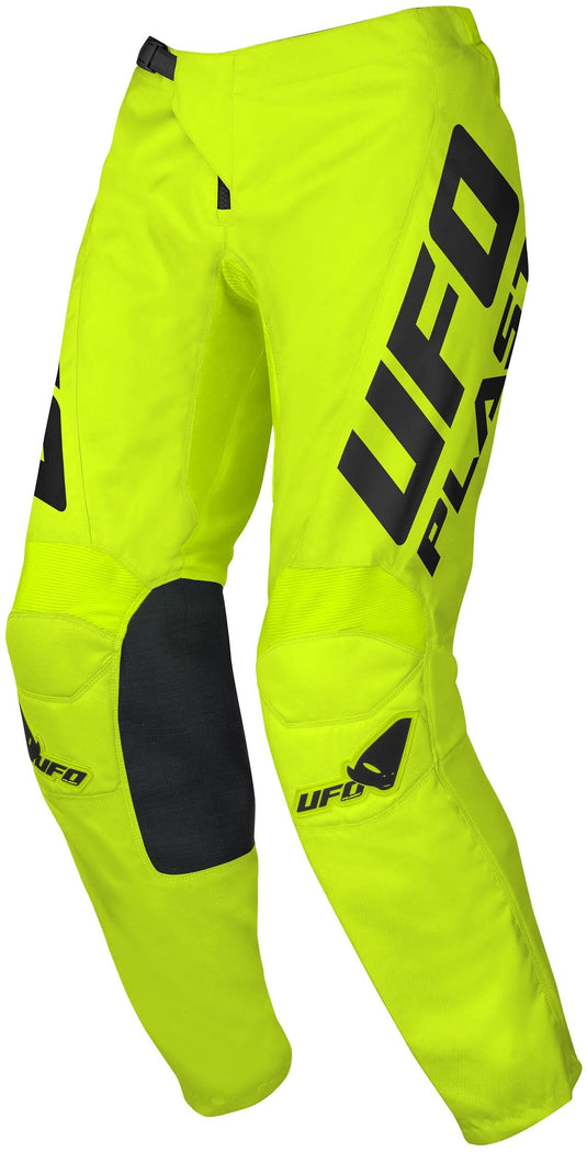 Ufo plast hose mx radial mx kids pants ufo radial neon yellow size 134