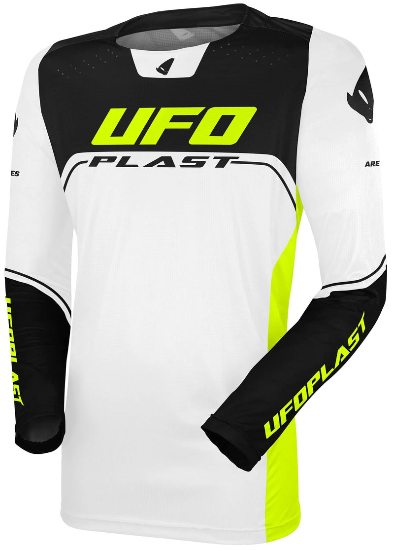 Afbeelding laden in galerijviewer, Ufo plast jersey mx ares mx jersey ufo ares white black gr. l
