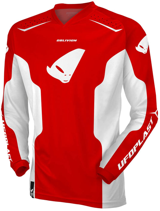 Ufo plast jersey mx oblivion mx jersey ufo oblivion red white gr. m