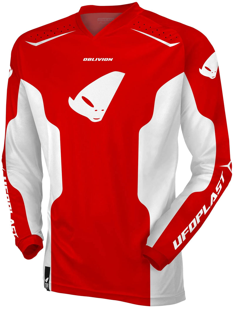 Afbeelding laden in galerijviewer, Ufo plast jersey mx oblivion mx jersey ufo oblivion red white gr. xxl
