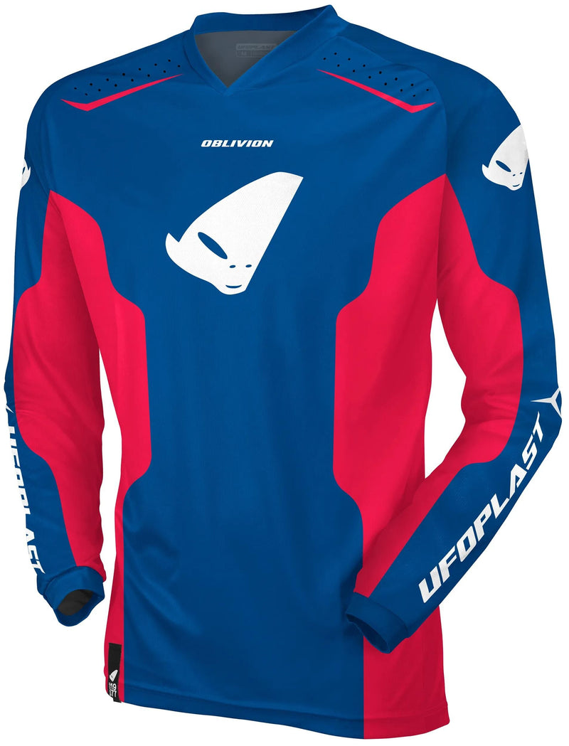 Afbeelding laden in galerijviewer, Ufo plast jersey mx oblivion mx jersey ufo oblivion blue red gr. xxl
