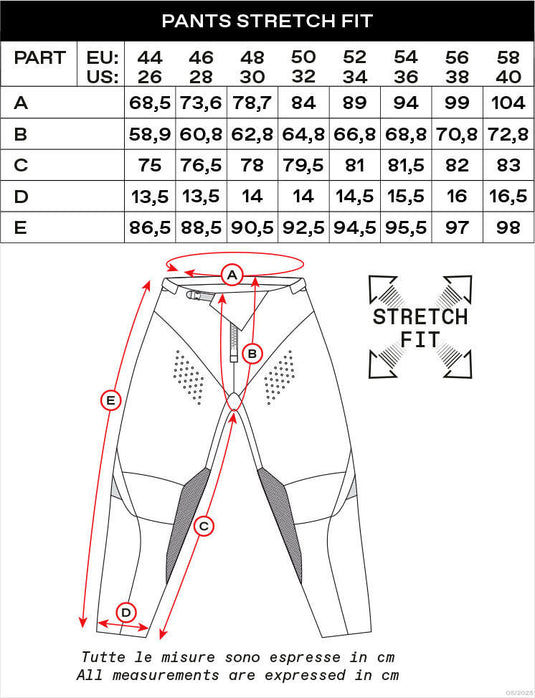 Ufo plast broek mx ares mx trousers ufo ares white black gr. 48
