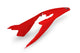 Ufo plast kotflügel rear mudguard ufo beta red