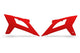 Ufo plast kühlerabdeckung radiator covers ufo beta red