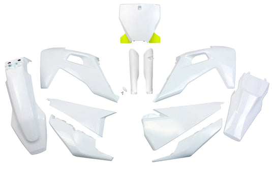 Ufo plast verkleidungssatz trim kit ufo husqvarna white