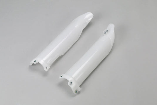 Ufo plast gabelprotektor fork protectors ufo kawasaki white