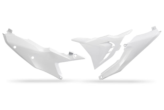 Ufo plast seitenverkleidung side covers ufo ktm white