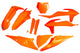Ufo plast verkleidungssatz trim kit ufo ktm orange