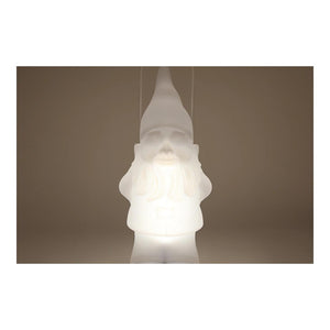 Lantaarn led kabouter solar m rc 7 kleuren wit kunststof 21,5x20x50cm