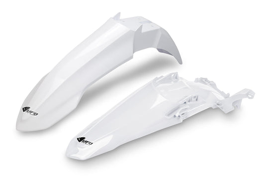 Ufo plast kotflügelsatz mudguard set ufo yamaha white