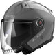 Ls2 jethelm of603 infinity ii solid helmet infinity ii gray gr. s