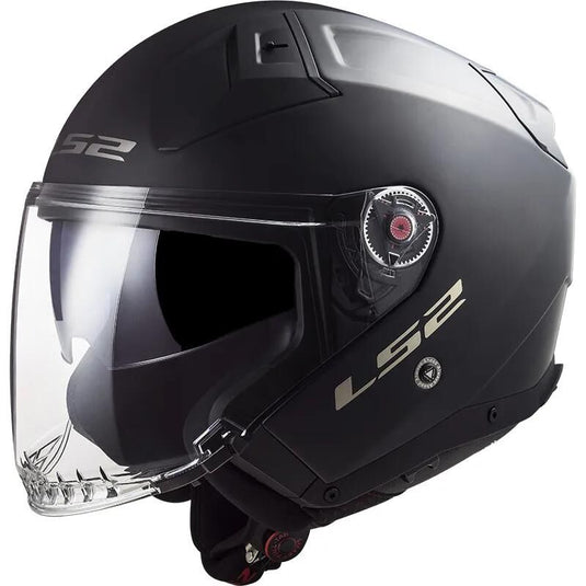 Ls2 jethelm of603 infinity ii solid helmet infinity ii black matt gr. xs