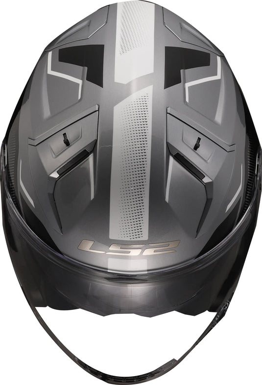 Ls2 jethelm of603 infinity ii veyron helmet infinity ii grey white gr. l