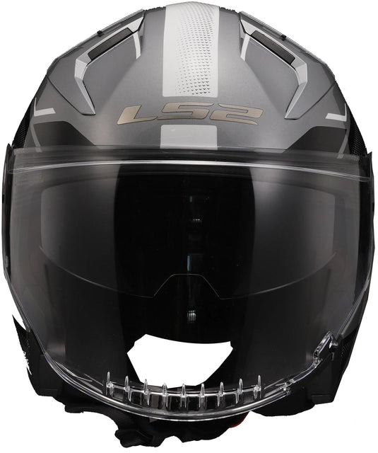 Ls2 jethelm of603 infinity ii veyron helmet infinity ii gray white gr. m