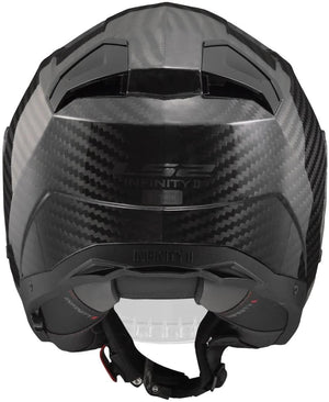 Ls2 jethelm of603 infinity ii carbon solid helmet infinity ii carbon black gr. s