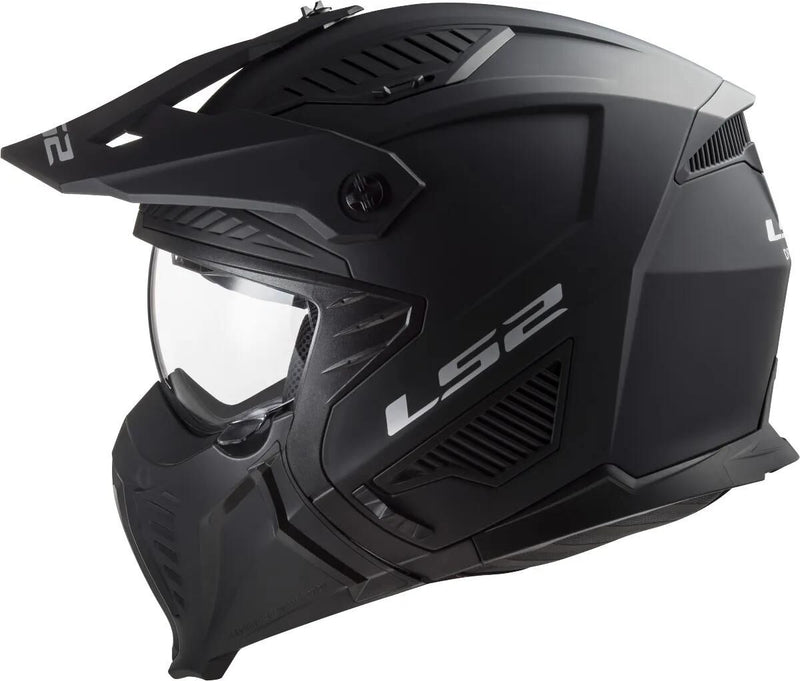 Afbeelding laden in galerijviewer, Ls2 modulaire helm of606 drifter solid helmet drifter black matt gr. s
