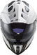 Ls2 endurohelm mx701 explorer solid helmet explorer white gr. l