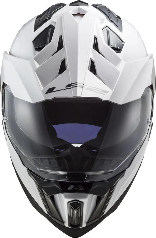 Ls2 endurohelm mx701 explorer solid helmet explorer white gr. xxl