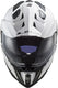 Ls2 endurohelm mx701 explorer solid helmet explorer white gr. xxl