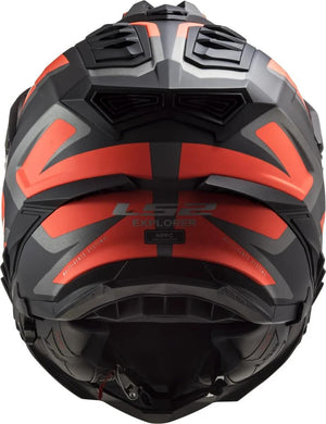 Ls2 endurohelm mx701 explorer alter helmet explorer bw neonorange matt size 3