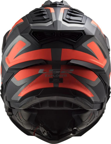 Ls2 endurohelm mx701 explorer alter helmet explorer age bw neonorange matt gr.l