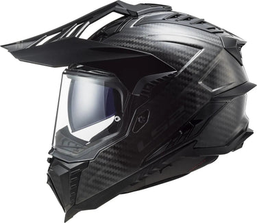 Ls2 endurohelm mx701 explorer carbon solid helmet explorer carbo black gr. m