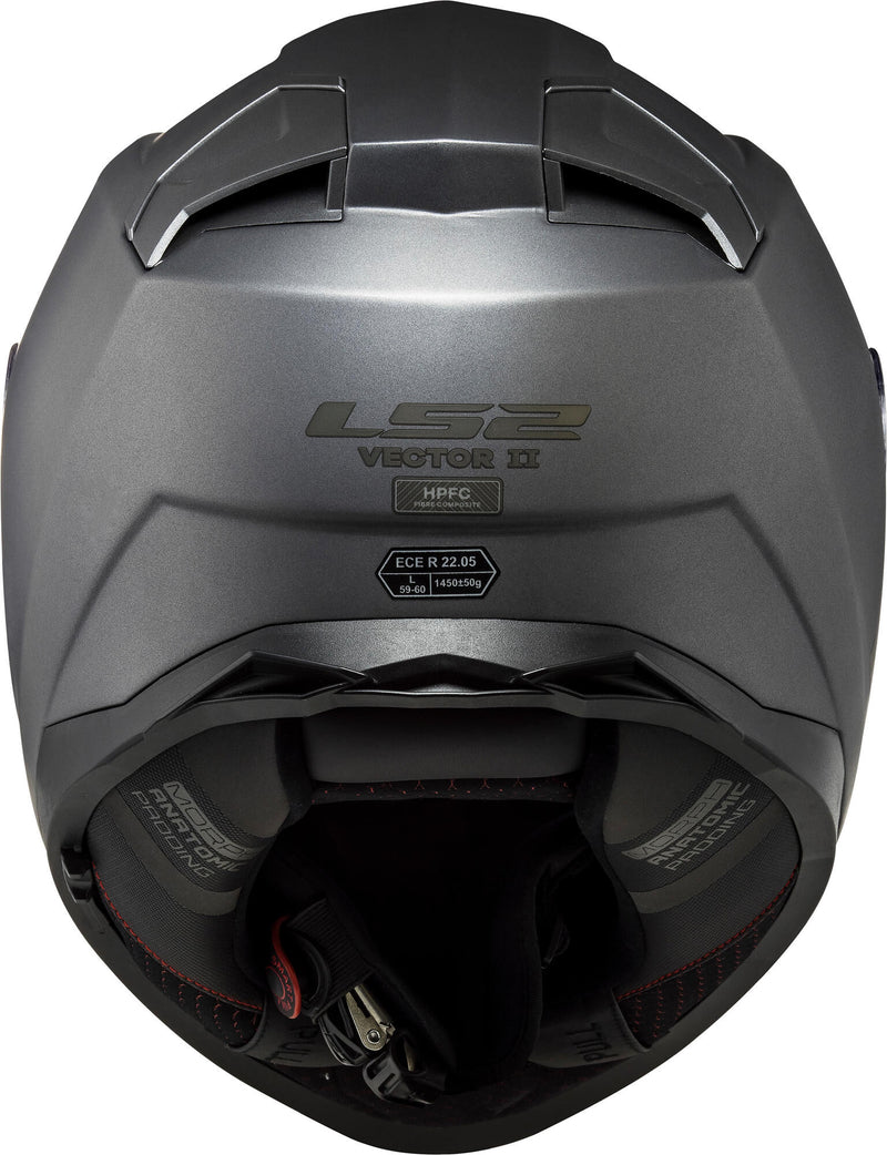 Afbeelding laden in galerijviewer, Ls2 integraalhelm ff811 vector ii solid helmet ff811 vect. ii solid xs tit. black
