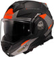 Ls2 opklaphelm ff901 advant x oblivion helmet ff901 adv. x obv. xs bl tit. orange