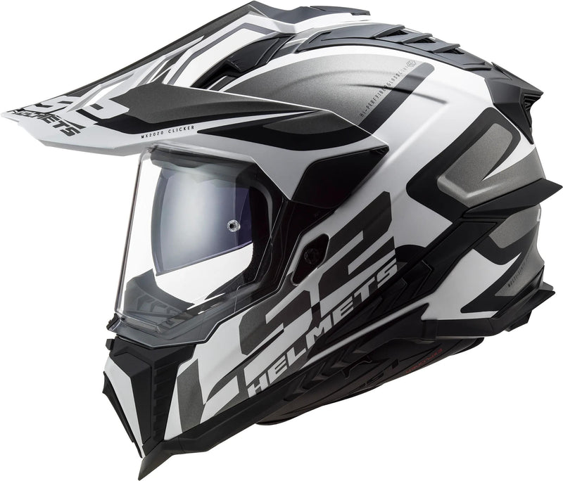 Afbeelding laden in galerijviewer, Ls2 endurohelm mx701 explorer alter helmet explorer age bw white matt gr. s
