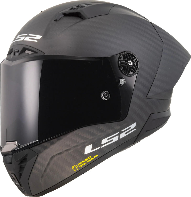 Afbeelding laden in galerijviewer, Ls2 integraalhelm ff805 thunder carbon gp aero helmet thunder gp aer black matt gr. xl
