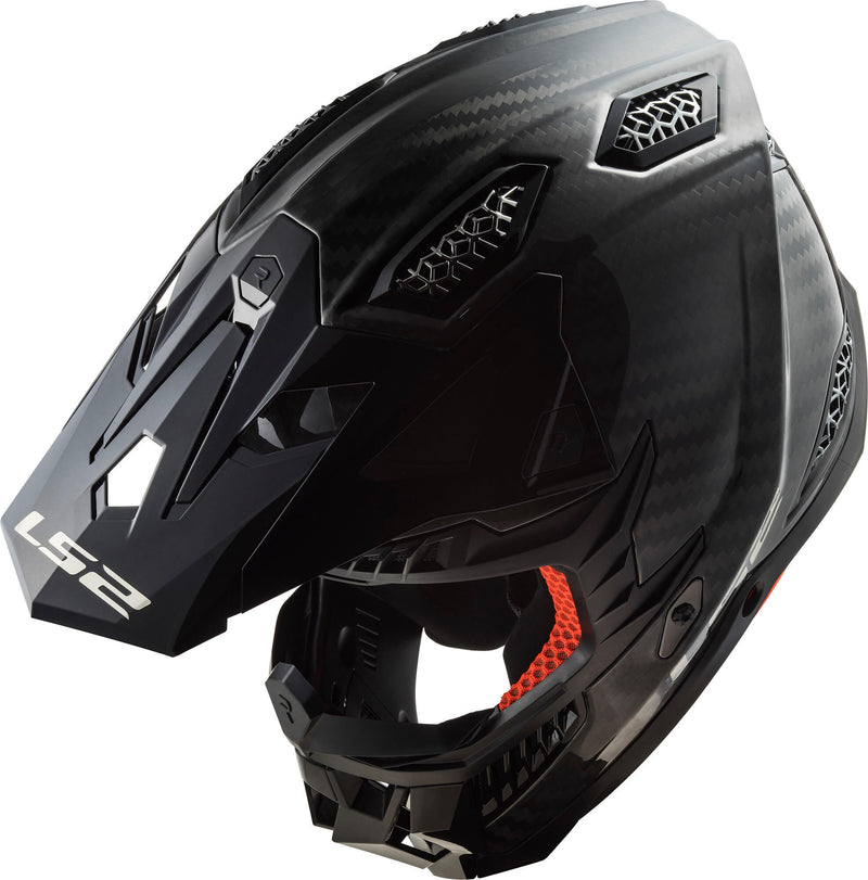 Afbeelding laden in galerijviewer, Ls2 crosshelm mx703 x-force solid helmet mx703 x-force solid s carbon
