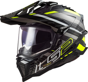 Ls2 endurohelm mx701 explorer carbon edge helmet explorer edge carbon sw ge ti gr. xl