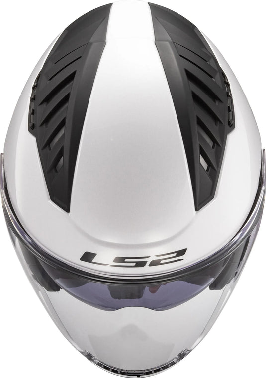 Ls2 jethelm of600 copter ii solid helmet copter ii soli white gr. m