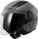 Ls2 jethelm of616 airflow ii solid helmet airflow ii of6 solid nardo gray gr. 3xl