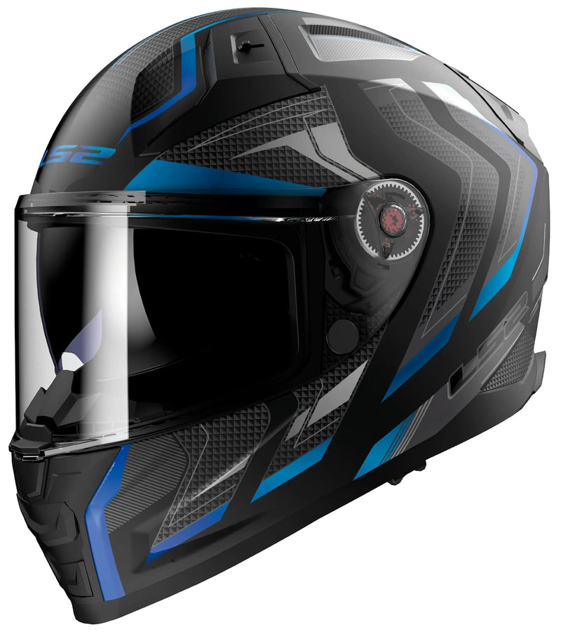 Afbeelding laden in galerijviewer, Ls2 integralhelm ff811 vector ii alizer helmet ff811 vector i alizer w. sw bl gr. xxl
