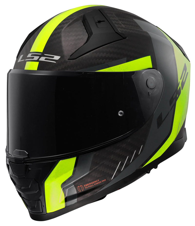 Afbeelding laden in galerijviewer, Ls2 integralhelm ff811 vector ii carbon grid helmet ff811 vector i c grid m. ge gr. l
