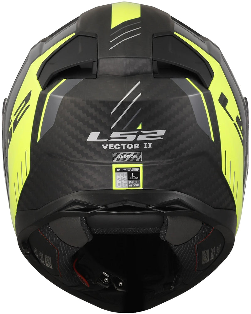 Afbeelding laden in galerijviewer, Ls2 integralhelm ff811 vector ii carbon grid helmet ff811 vector i c grid m. ge gr. xxl
