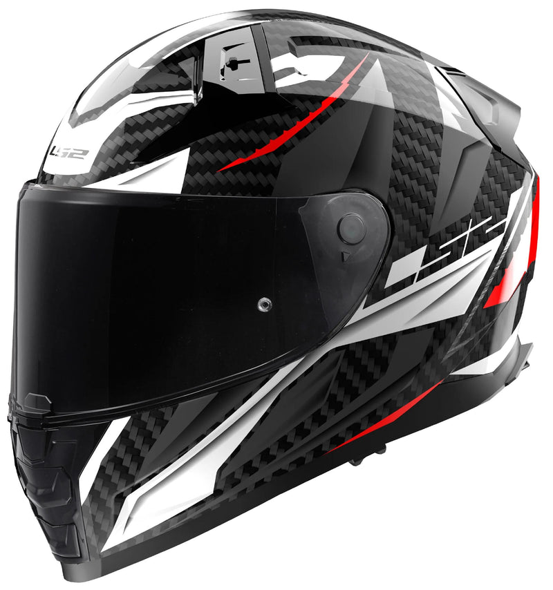 Afbeelding laden in galerijviewer, Ls2 integralhelm ff811 vector ii carbon savage helmet ff811 vector i c savage ws rt gr gr. xxl
