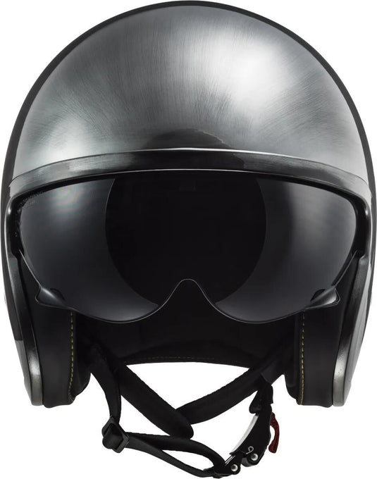 Ls2 jethelm of599 spitfire ii jeans helmet of599 spitfire ii jeans titanium size m