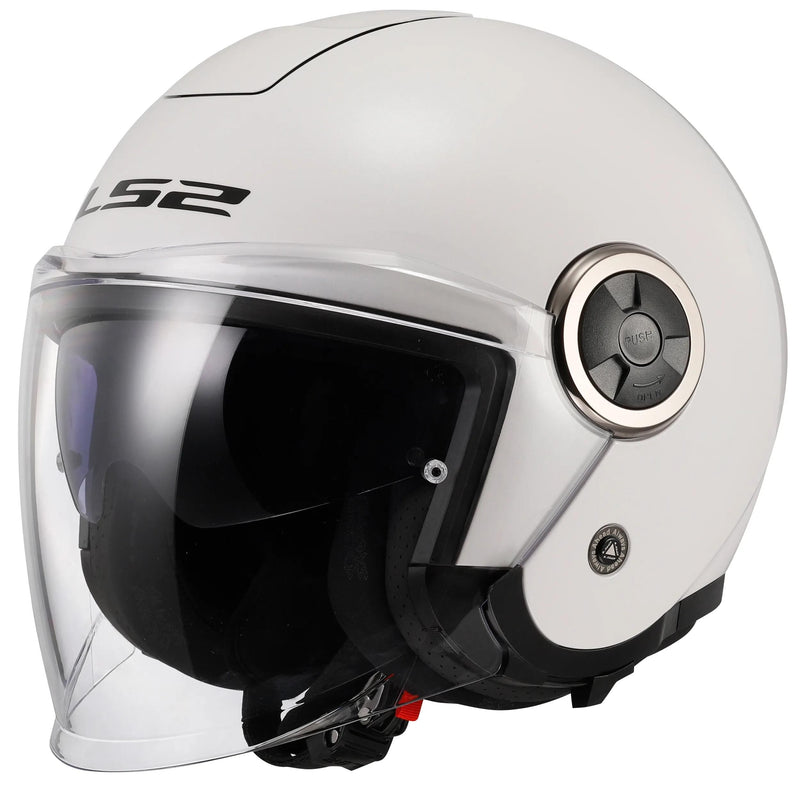 Afbeelding laden in galerijviewer, Ls2 jethelm of620 classy solid helmet of620 classy solid white gr. xs
