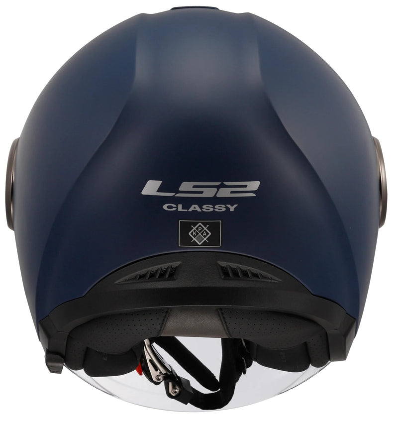 Afbeelding laden in galerijviewer, Ls2 jethelm of620 classy solid helmet of620 classy solid navy blue gr. xl
